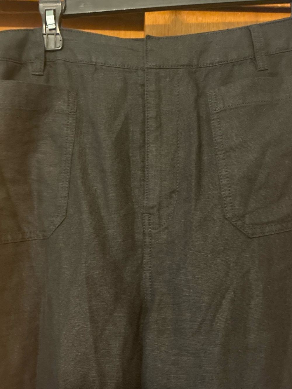 Madewell Black Linen Blend Pants